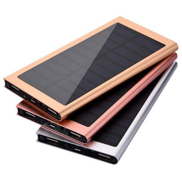 

solar energy cell phone power banks 20000mah mobile power general-purpose travel charger power banks for iphone 8 x xiaomi