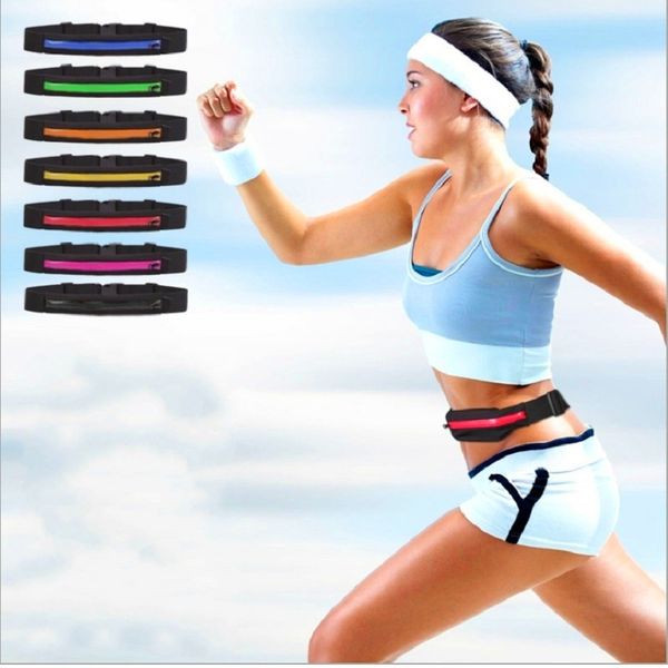 

outdoor sport city jogging bags high stretch waterproof phone storage package outdoor running city jogging waist bags