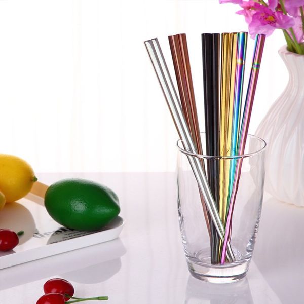 

10pcs/set stainless steel color gold-plated tableware long 23cm reusable chopsticks tableware home non-slip chinese chopsticks