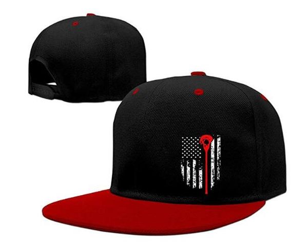 

Lacrosse American Flag Unisex Регулируемый солнцезащитный козырек Hat Rock Punk Caps