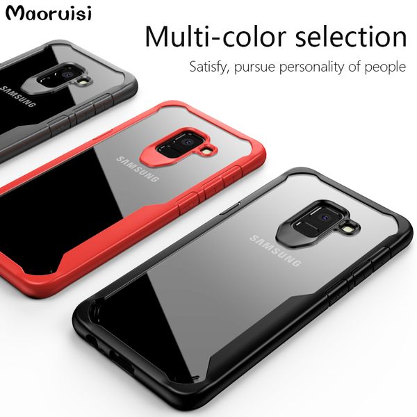 coque samsung a8 rouge silicone