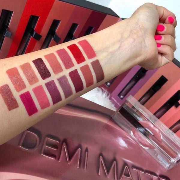 

2018 beauty lipglo demi matte liquid lip tick lip co metic lip et 15pc et dhl free hipping