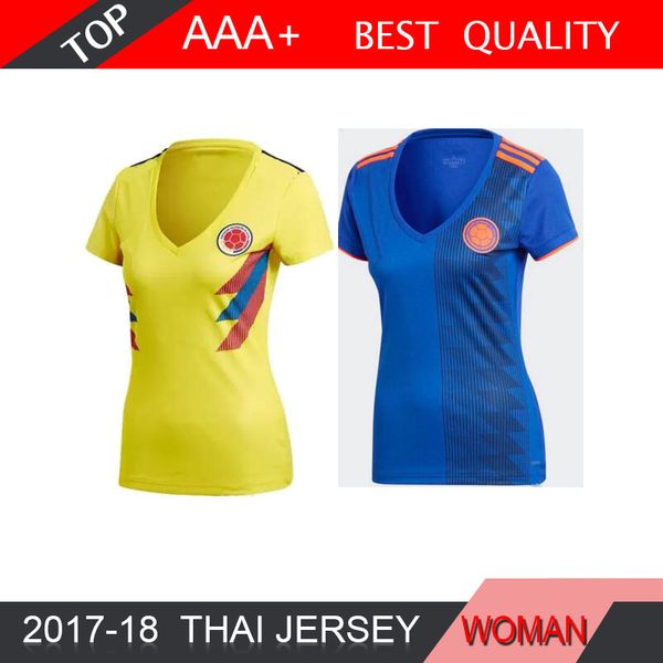 

Colombia jame 2018 world cup women cuadrad aguilar guarin jer ey colombia home yellow away blue girl occer jer ey female football hirt