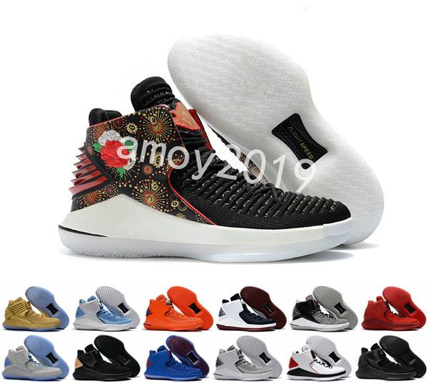 

2018 new 32 chinese new year men basketball shoes xxxii 32s hornets mens trainers sports sneakers size 40-46