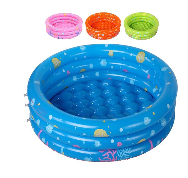 Piscinas infláveis ​​de 80 cm piscinas para bebês piscina portátil infantil portátil banheira piscina infantil piscina piscina de bebê tocar 4 cores