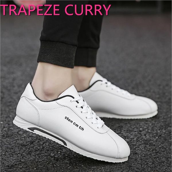 

new listing spring and summer men pu breathable running shoes sneakers t715