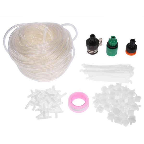 

25m diy automatic drip irrigation watering kits plant self watering garden spray sprinkler tool hose micro drip garden