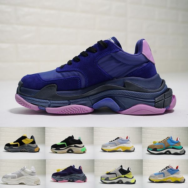 

2018 new triple s 2.0 plus mens brand fashion designe luxury trainers sneakers running dad shoes women zapatos chaussures 35-44