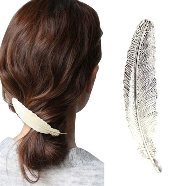 2017 Hair Clip Women Girls Leaf Hair Pins Clip Hair Claw Barrettes