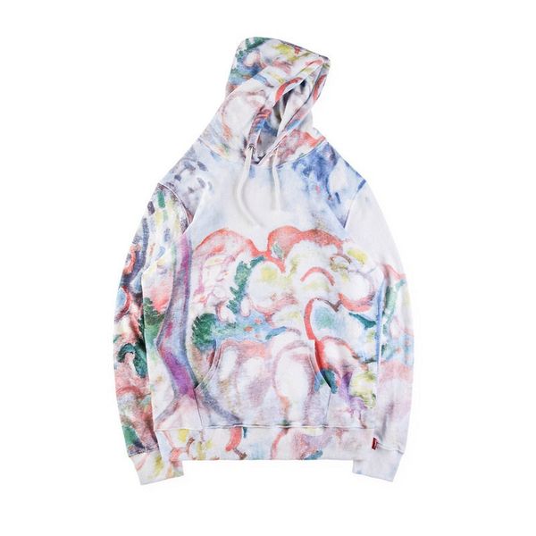 

Landscape Hooded Sweatshirt Kanye Painting Men Women Pullovers Hoodies Spring Autumn Tops