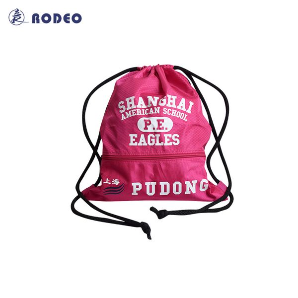 

dsb021 rodeo drawstring bag, sport bag, fitness athletics bag design full size oem logos,name number