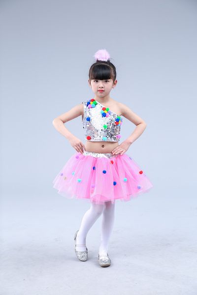 

kids dance costumes jazz dance costumes balett dress girl sequin tutu ballroom dance competition dresses, Blue