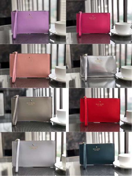 

32 цвета марка дизайнер кошельки напульсник женщины монета кошельки сцепления сумки молния pu дизайн напульсники 27 цветов