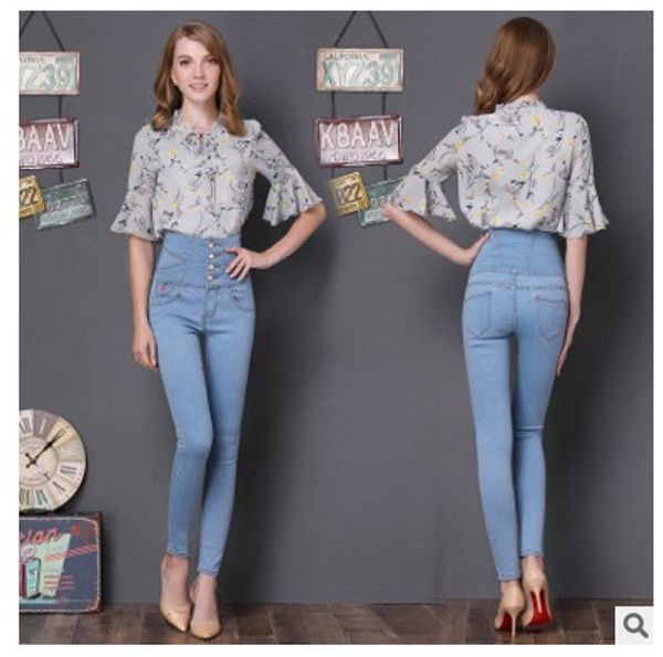 Neuer Verkauf 966 Große Größe Jeans Hosen Winter 2018 Frauen Neuer Verkauf 966 Große Größe Jeans Hosen Winter 2018 Frauen