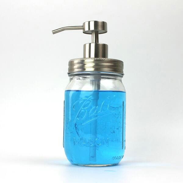 

Foaming Soap Dispenser for DIY Mason Jar Regular Size Rust Free 304 Stainless Steel No Jars