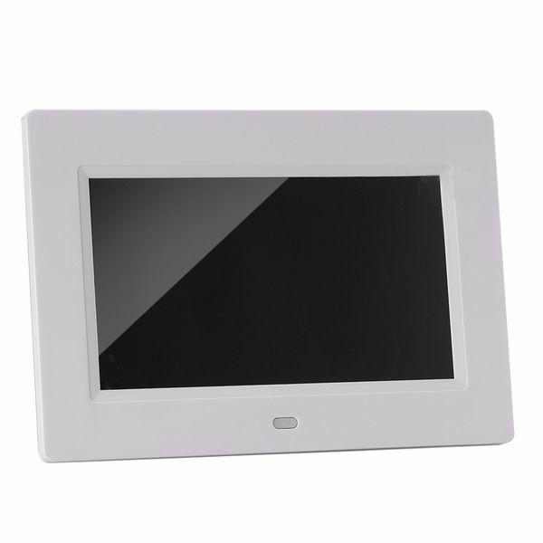 Freeshipping AB / ABD Tak 7 Inç 800x480 Yüksek Çözünürlüklü Dijital Fotoğraf Çerçevesi Resim Albümü Takvim / Video / Uzaktan Kumanda Ile Movie Player