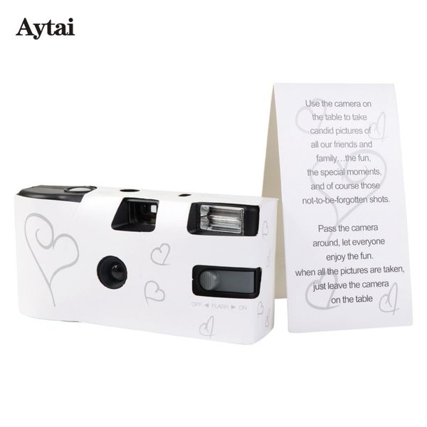 Aytai Wedding Centerpieces Heart Disposable Cameras Wedding Favors