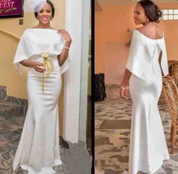 

long elegant mermaid bridesmaid dresses 2018 bateau off shoulder neck zipper back maid of honor evening guest formal gowns, White;pink