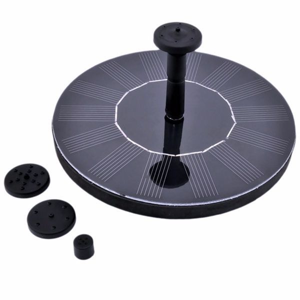 

new design floating solar powered water fountain garden pump pond for bird bath tank garden decor