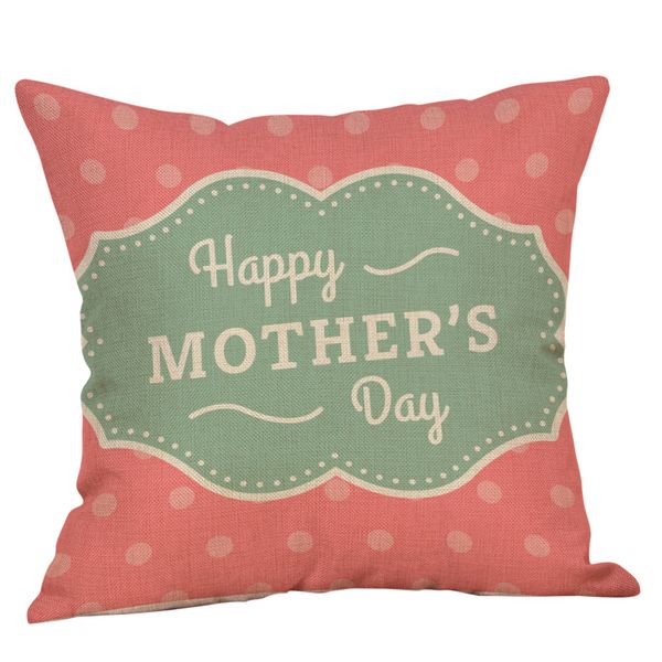

mother's day pillowcase linen bedroom home decorative cushion pillow covers 45cm*45cm super soft fabric 10jul 16 pillow case