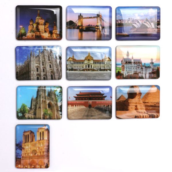 3D Heidelberg Ancient Bridge Fridge Magnet Refrigerator Decor Ornaments Novelty