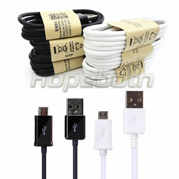 

Оптовая цена 500pcs Белый черный 1m 3FT OD 3.4MM Micro V8 usb данные адаптер зарядного устройства адаптер для samsung s3 s4 s6 ежевика htc lg