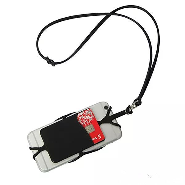 

universal lanyard neck strap cell phone case with id credit card holder phone case cover sling card slot for smartphones