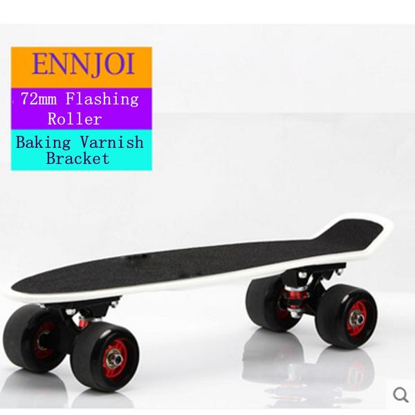 

ennjoi sports skateboard anti slip sandpaper skateboard special design wear resisting replace banana single rocker