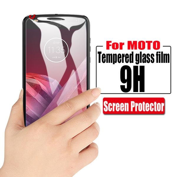 

9H Tempered Glass For Motorola Moto G4 G5 G6 Plus Play HD Screen Protector For Moto G5S Plus E4 X3 X4 Glass Film