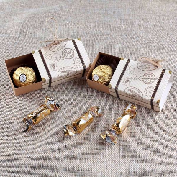 

wedding favor chocolate boxes vintage mini suitcase candy box sweet bags for wedding favors and gifts decoration