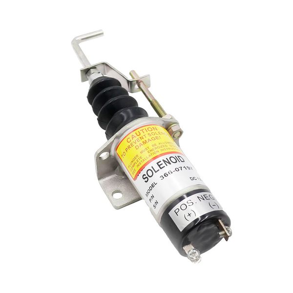 CNSPEED Arresto Carburante Elettrovalvola 1502 12V Arresto Carburante Solenold Lister Petter LPW LPWS LPWT Motore