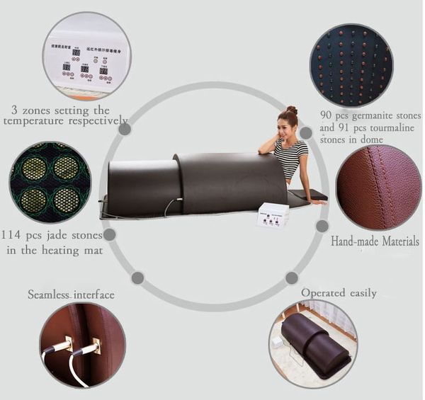

portable body slimming far infrared therapy ouse sauna dome