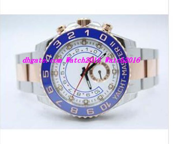 

luxury watches stainless steel bracelet two tone 18k rose gold & stainless steel watch ref 116681 44mm mechanical man watch wristwatch, Slivery;brown