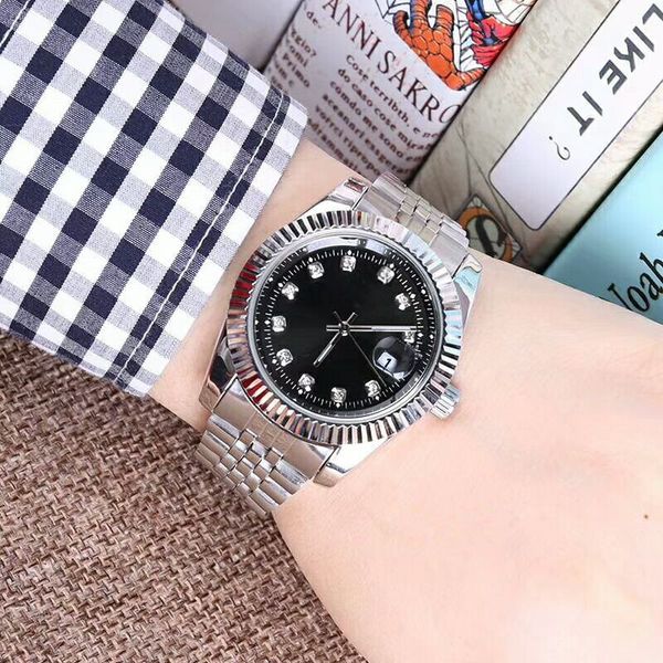 

Relogio ma culino men watche luxury wi t fa hion black dial with calendar bracklet folding cla p ma ter male 1688 giftluxury men watche