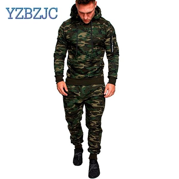 

yzbzjc men tracksuit long sleeves hooded sweatshirt sport jogging long pant trousers bottom sports 2 pieces clothing sets, Gray