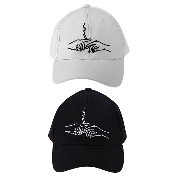 

second hands smoke embroidery baseball cap adjustable hiphop hats, Blue;gray