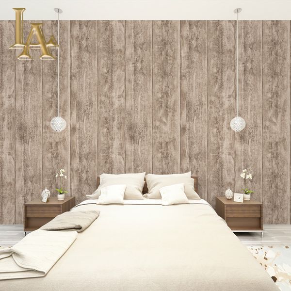 Modern Simple 3d Wooden Wallpaper For Walls Vinyl Wall Paper Rolls Bedroom Living Room Sofa Tv Background Decor Flower Wallpapers