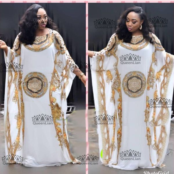 

2018 (l-xxxl) new fashion chiffon super size african loose long dashiki traditional party dress for lady, Red