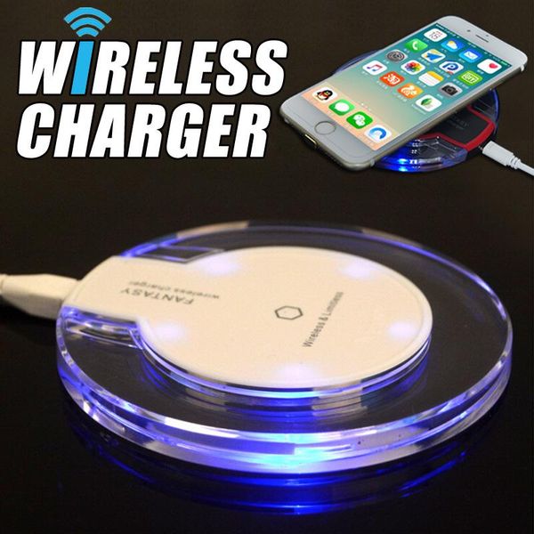 

qi wireless charger charging pad original for samsung s8 s6 edge s6edge+ plus s7 s7edge note5 iphone 8 plus/iphone x
