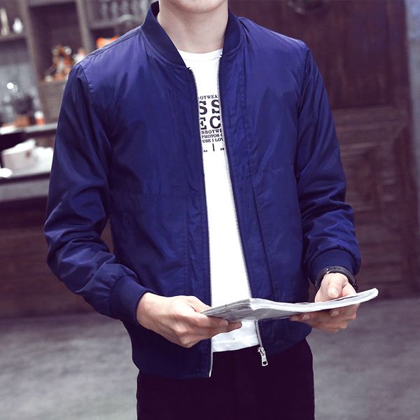 

men's jackets thin solid casual outwear men fashion casual mens jacket sportswear bomber jacket and coats plus size 4xl, Black;brown
