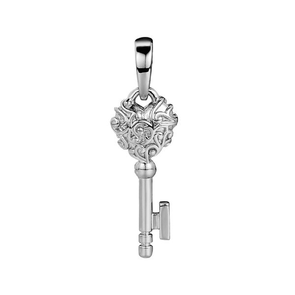 

2018 autumn 925 sterling silver jewelry regal key charm beads fits bracelets necklace for women jewelry making, Bronze;silver