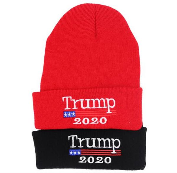 

trump 2020 beanies cap re-election keep america great letter knitting hats embroidery winter hat sports cap, Blue;gray