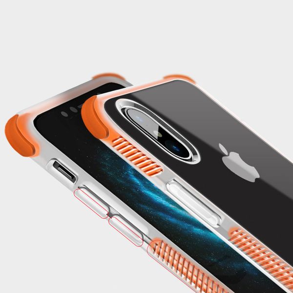 

tpu +tpe 2 in 1 hybrid dual layer for iphone 6 plus case clear shockproof phone case for 8 iphone case
