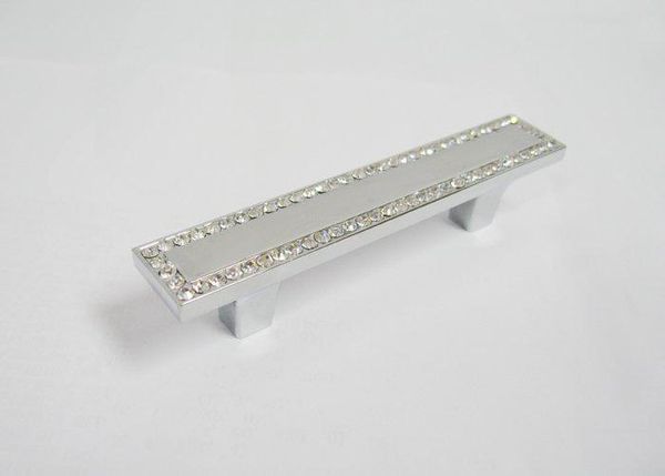 

10pcs crystal drawer handles cabinet pulls for furniture hardware (c.c:96 mm
