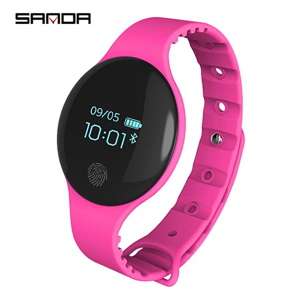 

sanda bluetooth smart watch for ios android men women sport intelligent pedometer fitness bracelet watches for iphone clock sd01, Slivery;brown