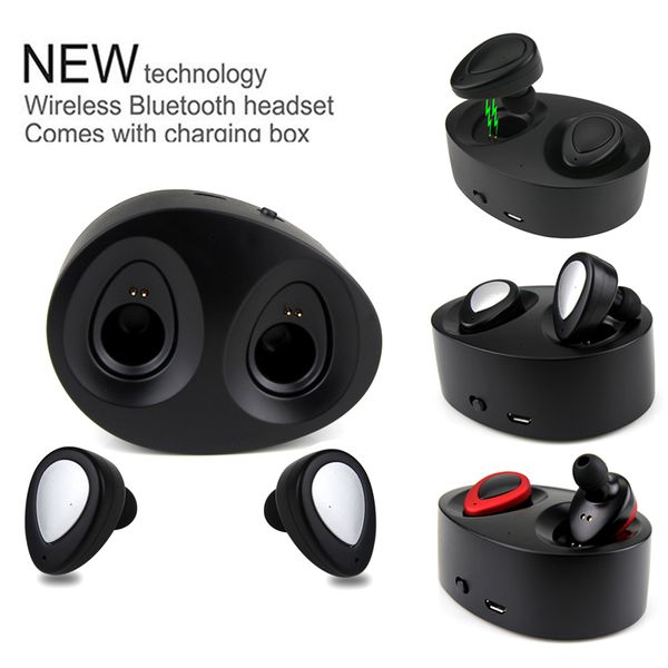 

k2 tws bluetooth earphone headphones headset mini twins stereo with battery box in ear wireless driving earbuds for smartphone
