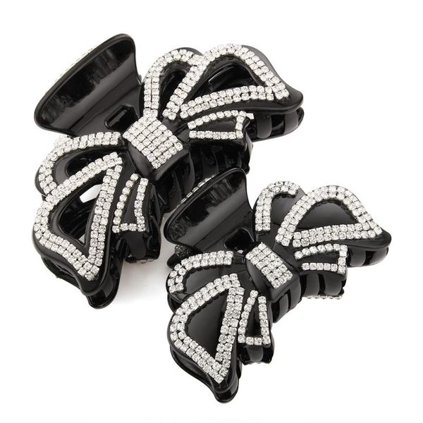 2019 Extra Large Crystal Bow Hair Accessories Hair Claws Jaw Clips