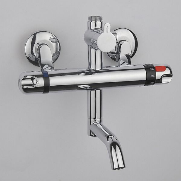 2019 Thermostatic Shower Faucet Bathroom Wall Mounted Thermostatic