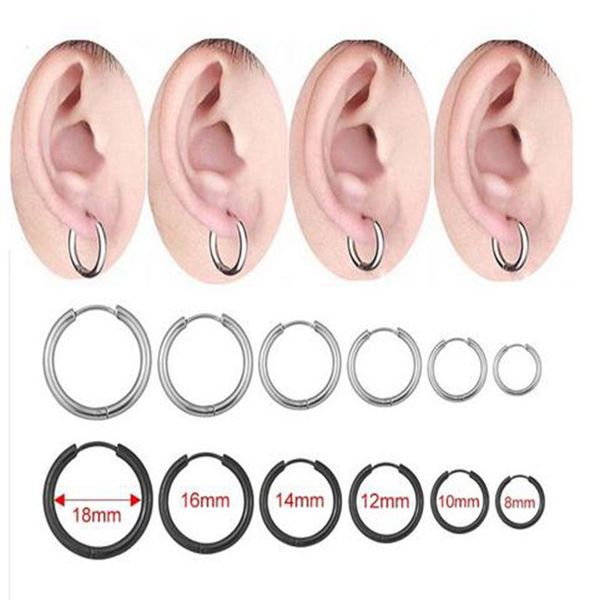 

LASPERAL Новый Дизайн Прохладный Панк мужской Обруч Круглый Пирсинг Гипоаллергенный