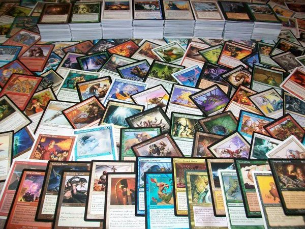 

126 pcs tcg diy white core board game custom 88x63mm magic cards